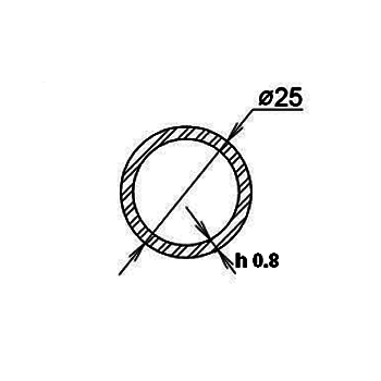    d25*0,8 L=3000